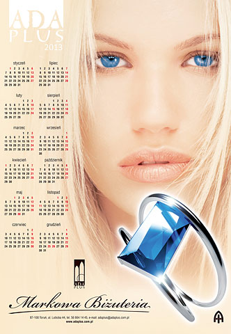 ADA-PLUS - kalendarz na rok 2013